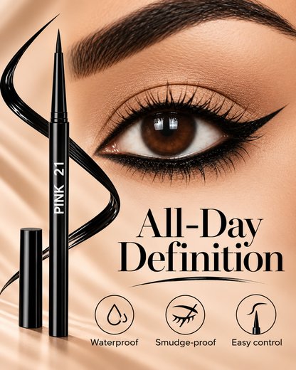 3-Piece Waterproof Eyeliner Set – Smudge-Proof & Easy to Use